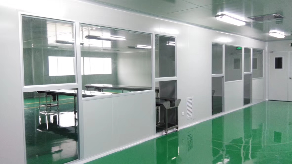 中山某食品厂净化车间装修工程 30万级食品净化车间施工(图1) 中山某食品厂净化车间装修工程 30万级食品净化车间施工(图1)