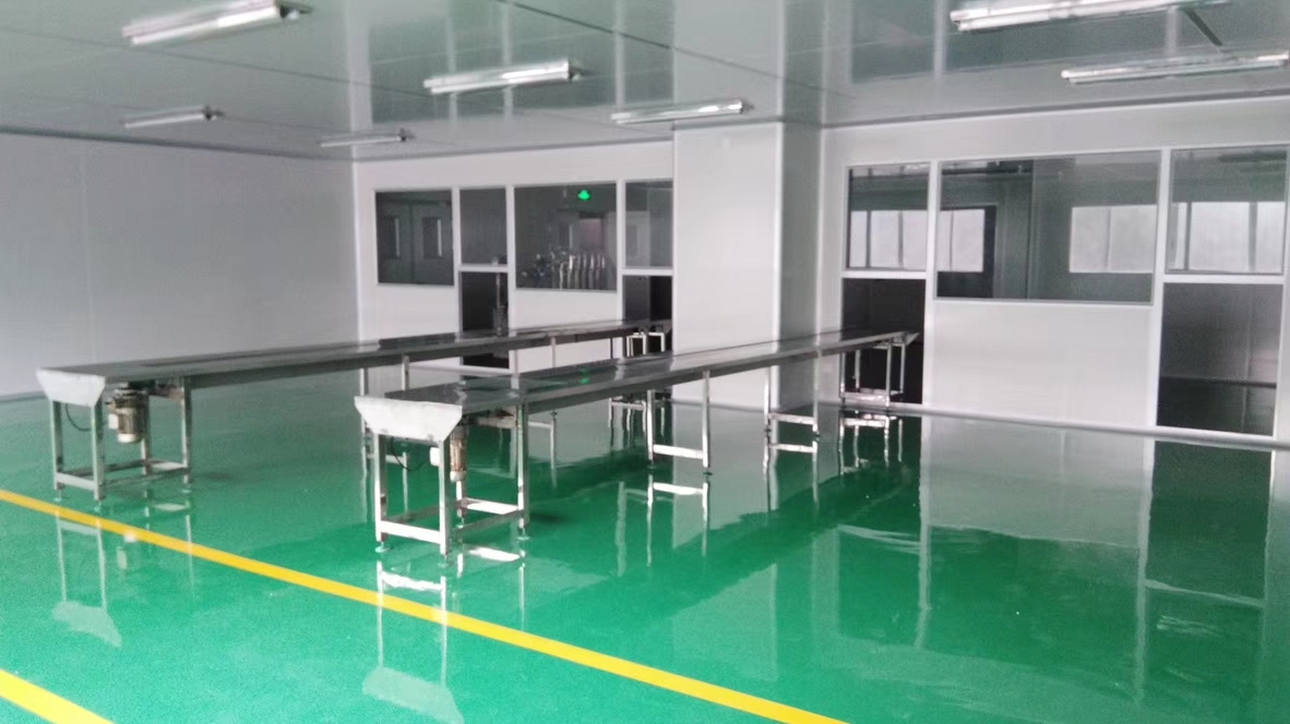 中山某食品厂净化车间装修工程 30万级食品净化车间施工(图2)